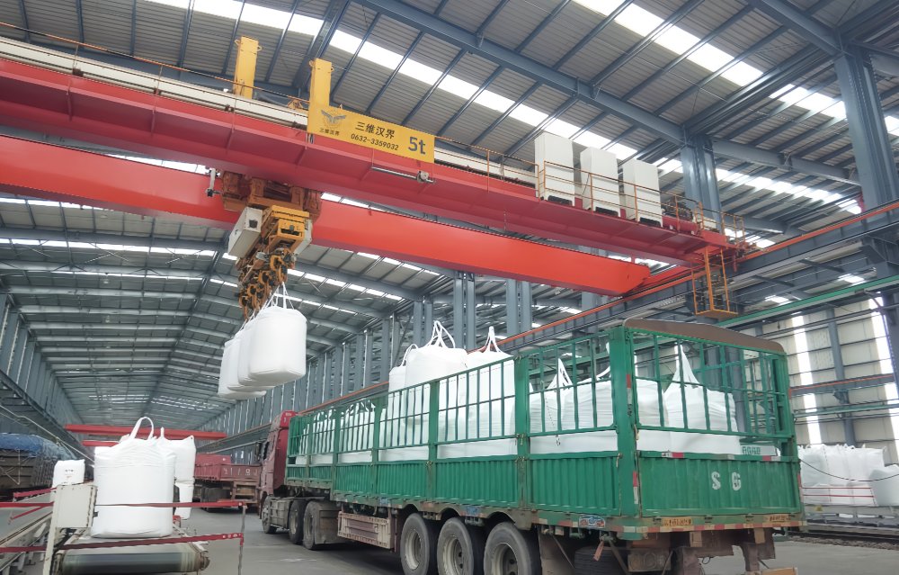 智能行車系統(tǒng)（噸袋出入庫+自動(dòng)裝車）